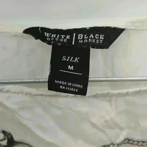 White House Black market women's silk size medium plus - Picture 3 of 5